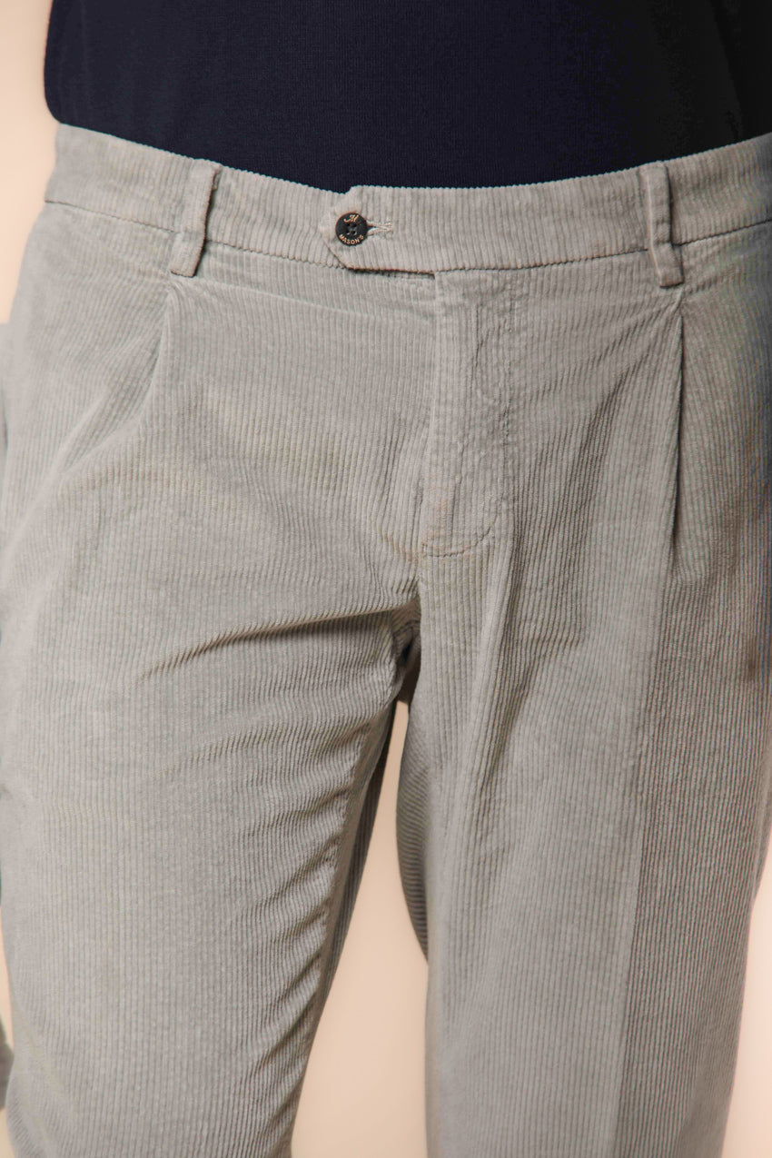 Genova pantalón chino hombre en pana 500 rayas ajuste regular