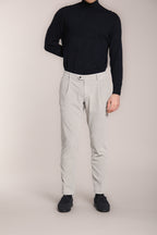 Foto 3 New York Time 1 Pinces pantalone chino uomo in velluto 500 righe regular fit