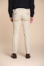 New York pantalon chino homme en gabardine teintée en pièce regular fit