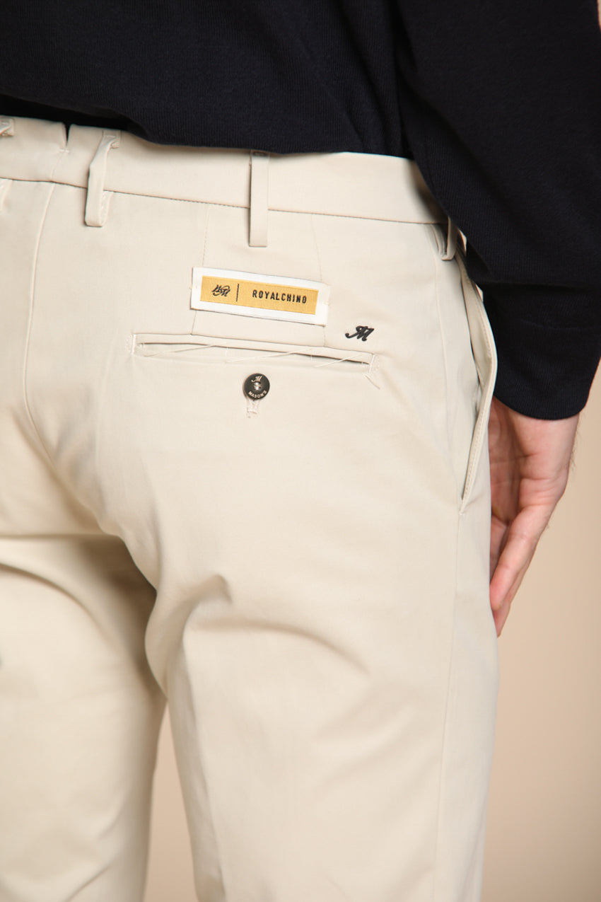 Foto 2 New York pantalone chino uomo in gabardina tinto pezza regular fit