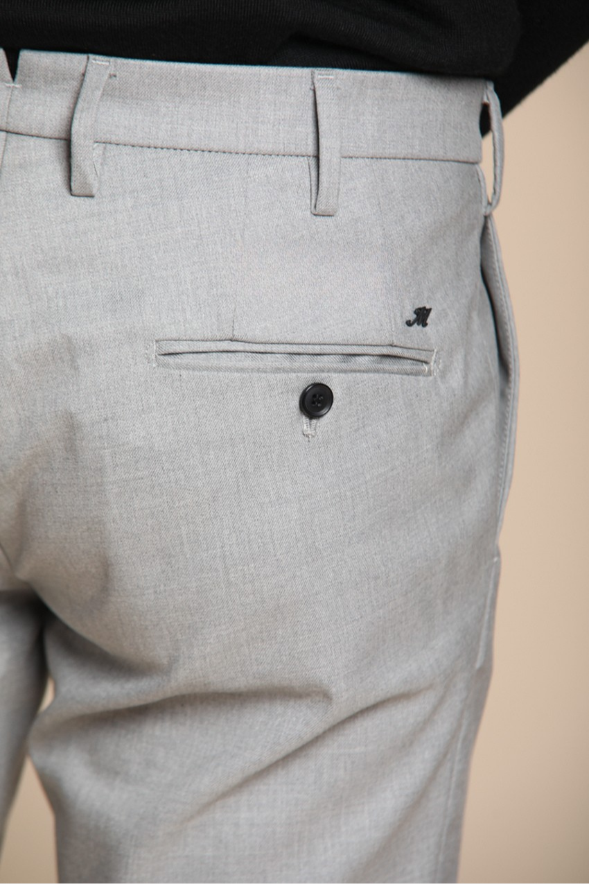 New York pantalon chino homme en coton laine regular fit