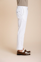 New York pantalon chino homme en gabardine stretch regular fit ①