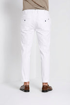 New York pantalone chino uomo in gabardina stretch regular fit ①