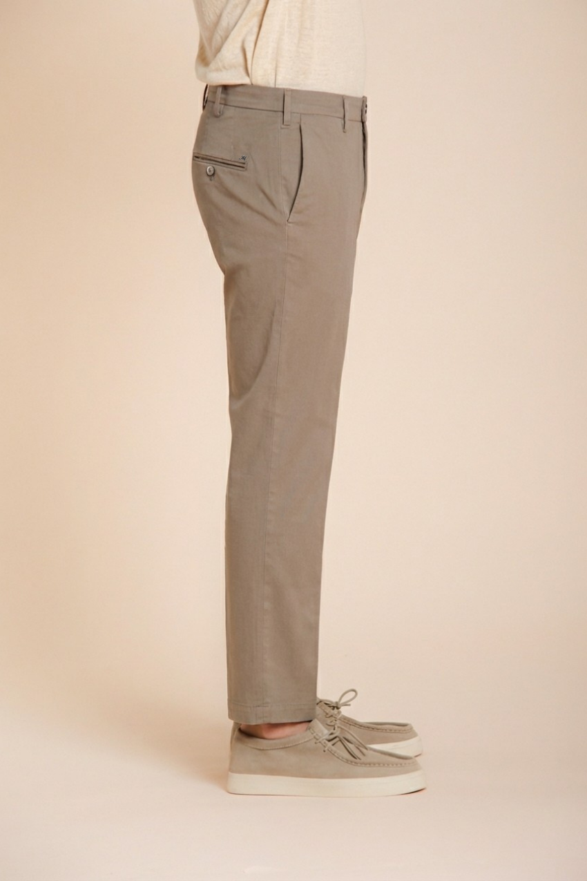 New York pantalon chino homme en gabardine stretch regular fit ①