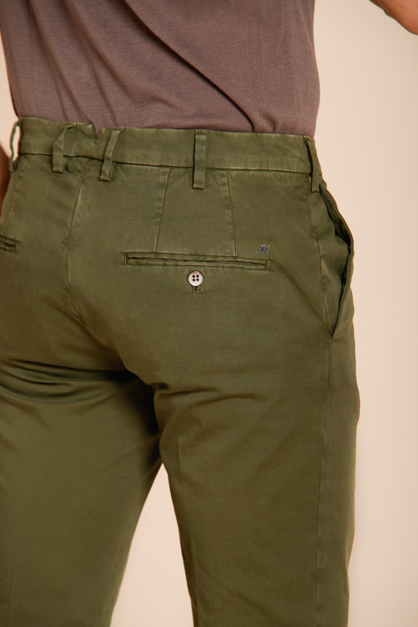 New York Herren Chino Hose aus Stretch Gabardine regular fit ①