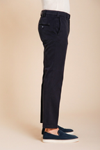 New York pantalone chino uomo in gabardina stretch regular fit ①