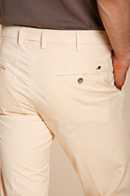 New York pantalon chino homme en gabardine stretch regular fit ①