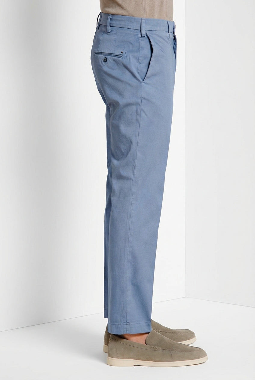 New York Hose Chino Herren aus Stretch-Gabardine regular fit ①