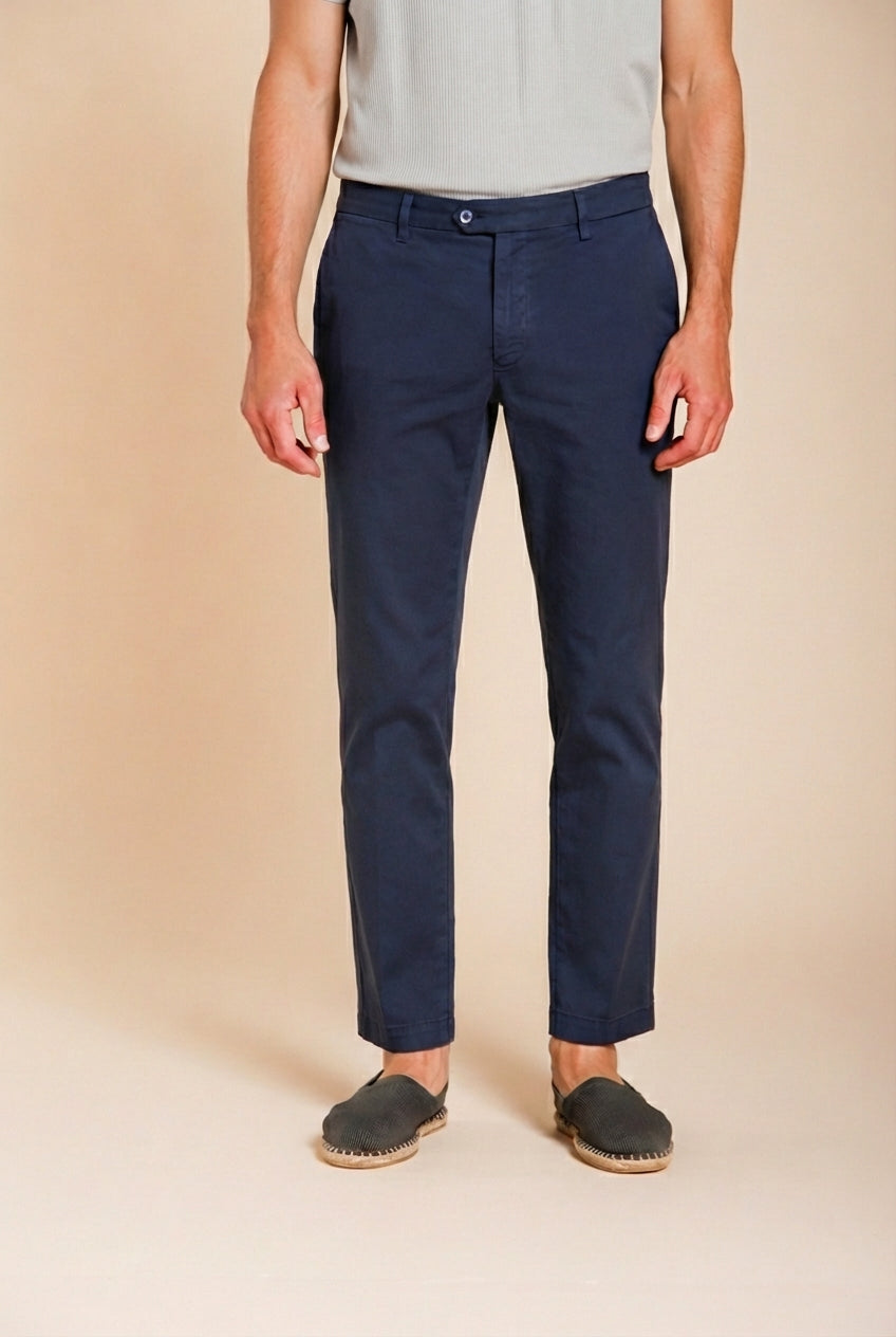 New York Herren Chino Hose aus Stretch-Gabardine regular fit ①