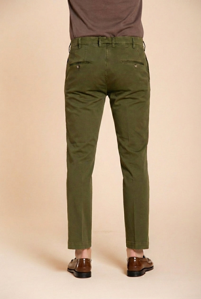 New York Herren Chino Hose aus Stretch Gabardine regular fit ①