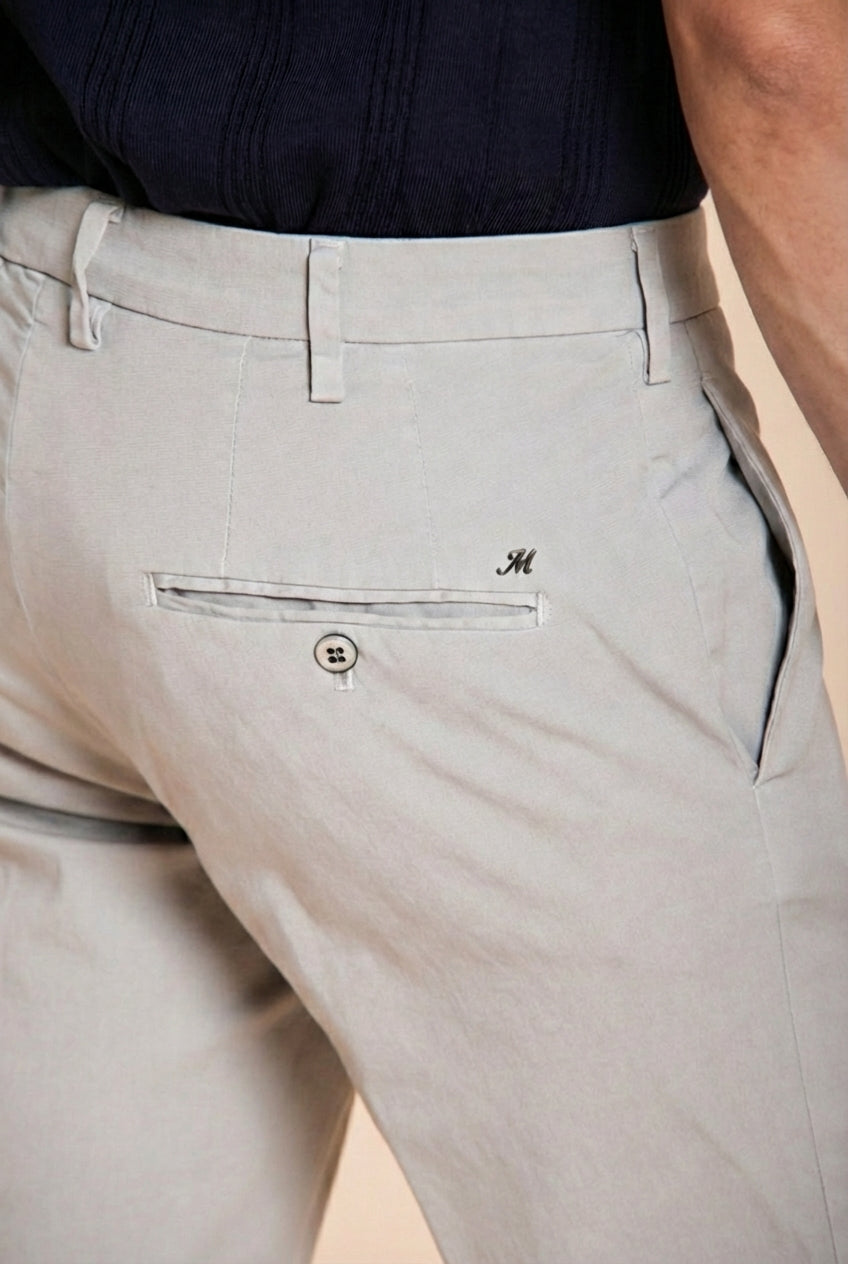 New York Herren Chino Hose aus Stretch-Gabardine regular fit ①