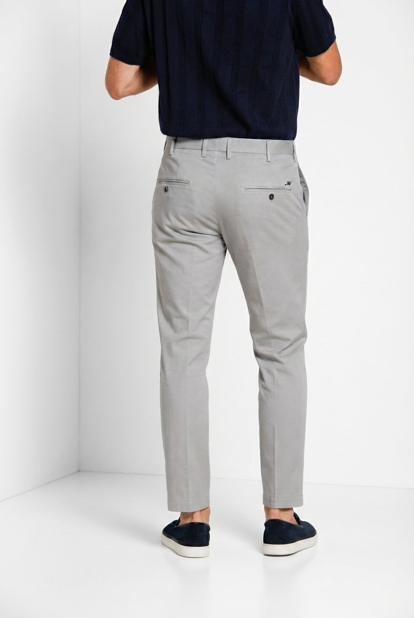 New York pantalon chino homme en gabardine stretch regular fit ①