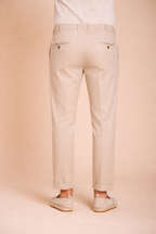 New York pantalón chino hombre en gabardina stretch regular fit ①