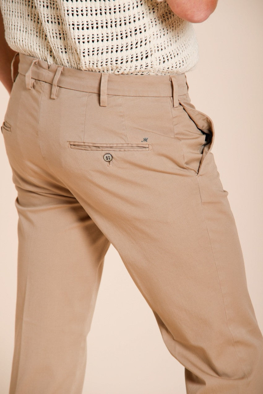New York Herren Chino Hose aus Stretch-Gabardine regular fit ①