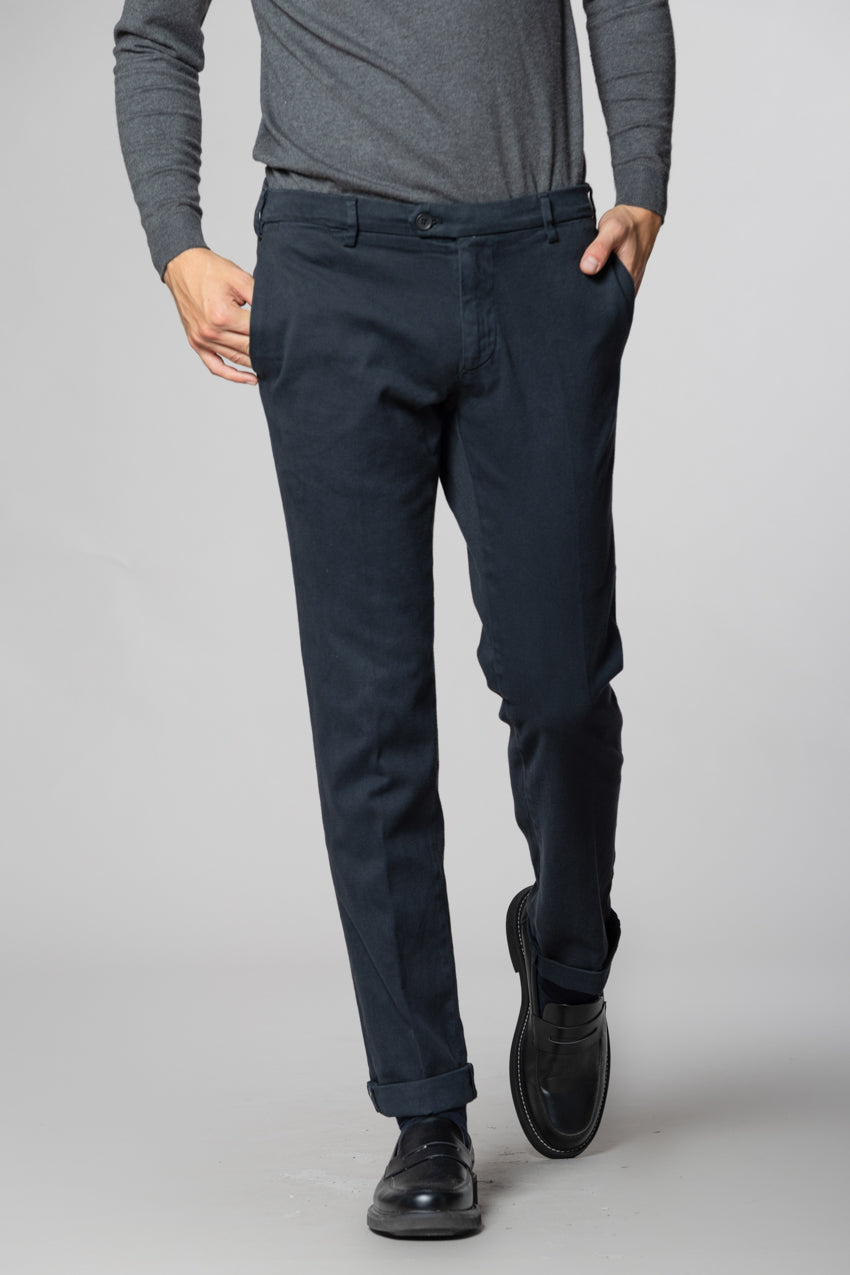 New York Sartoriale pantalon chino homme sartorial en coton cachemire regular fit