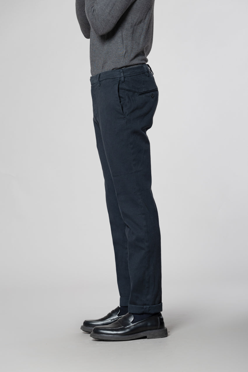 New York Sartoriale pantalón chino hombre sartorial en algodón cachemira regular fit
