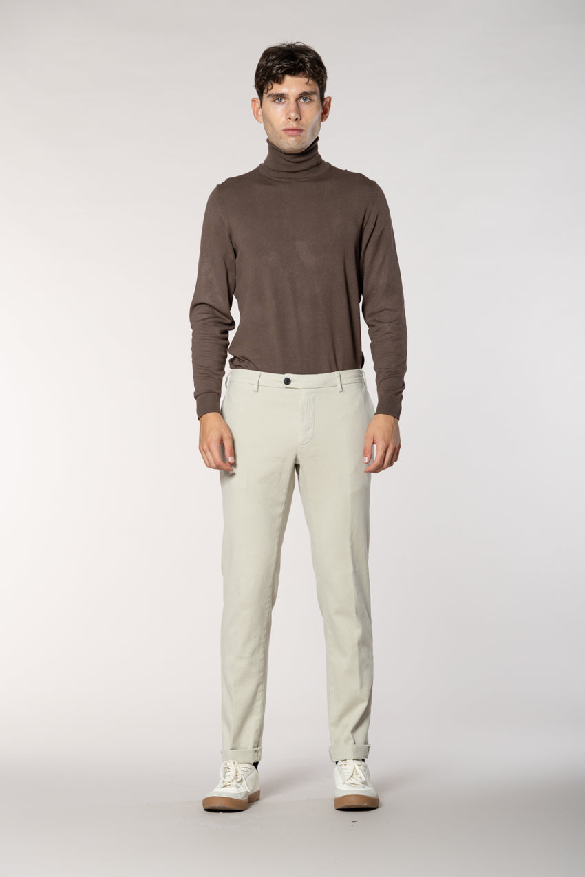 New York Sartoriale pantalon chino homme sartorial en coton cachemire regular fit
