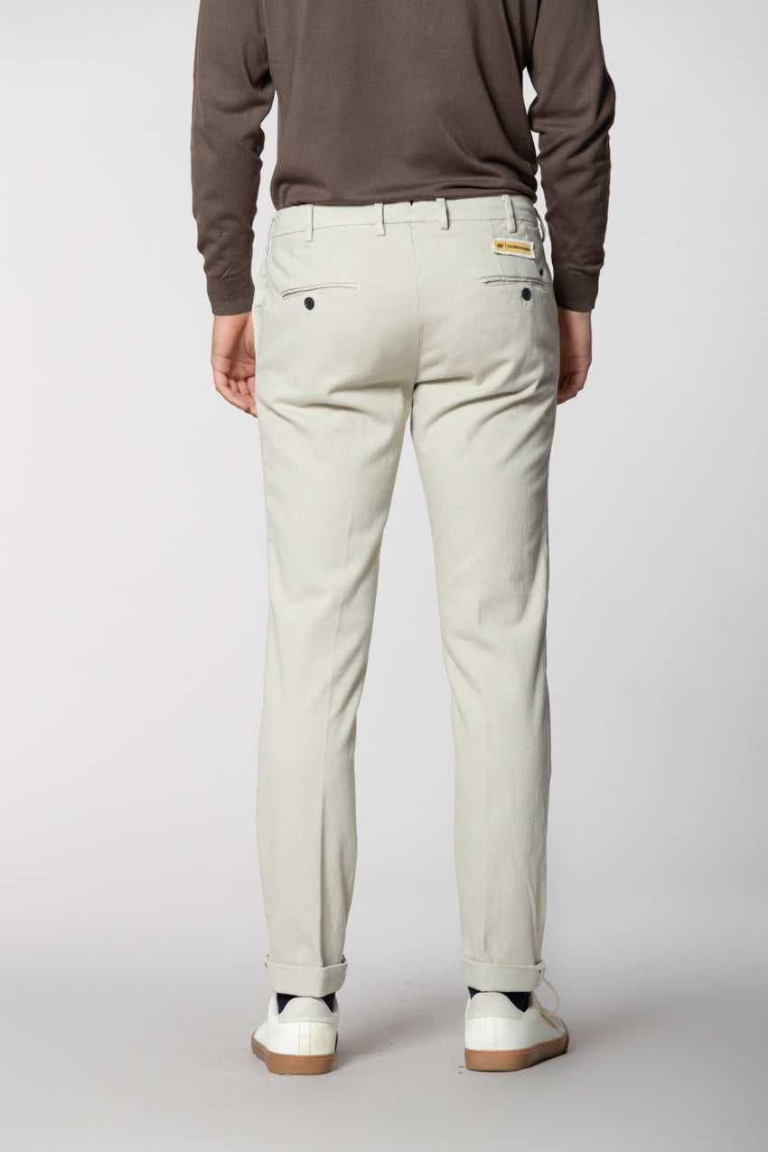 New York Sartoriale pantalone chino uomo sartoriale in cotone cashmere regular fit