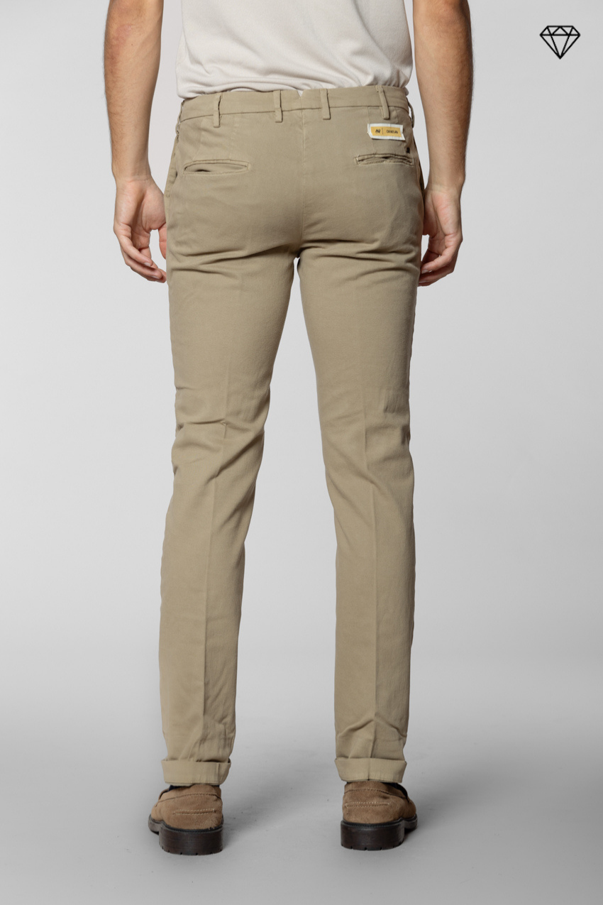 New York Sartoriale pantalon chino homme sartorial en coton laine regular fit ①