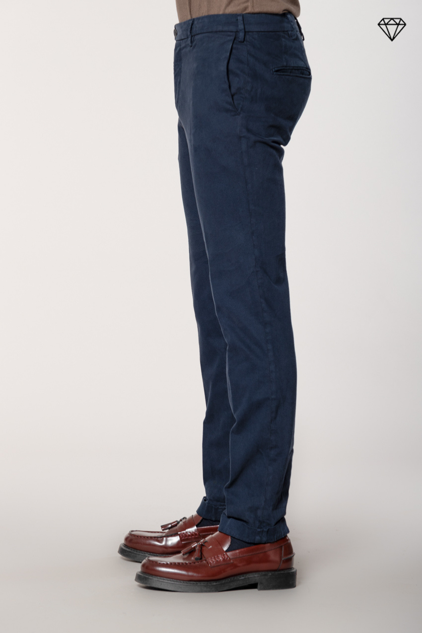 New York Sartoriale pantalon chino homme sartorial en coton laine regular fit ①