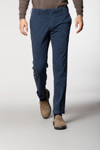 New York Sartoriale pantalón chino hombre sartorial en algodón seda regular fit