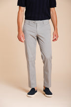 New York pantalone chino uomo in gabardina stretch regular fit ①