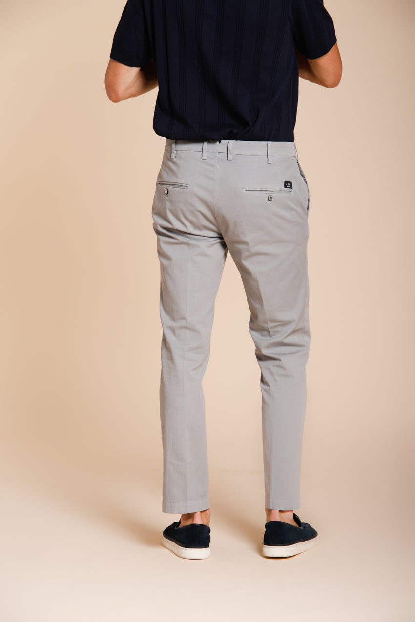 New York pantalone chino uomo in gabardina stretch regular fit ①