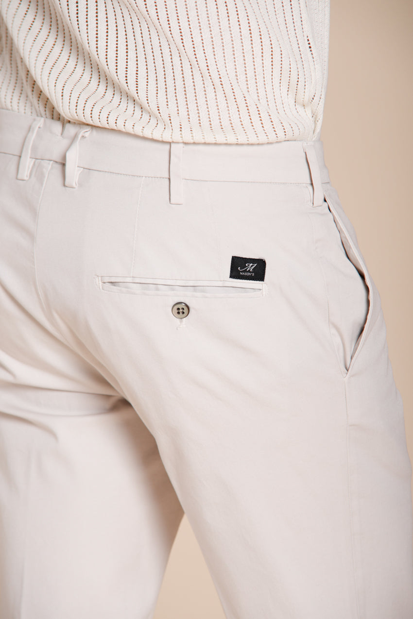 New York pantalón chino hombre en gabardina stretch regular fit ①