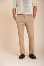 New York pantalone chino uomo in gabardina stretch regular fit ①