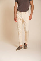 New York pantalon chino homme en gabardine stretch regular fit ①
