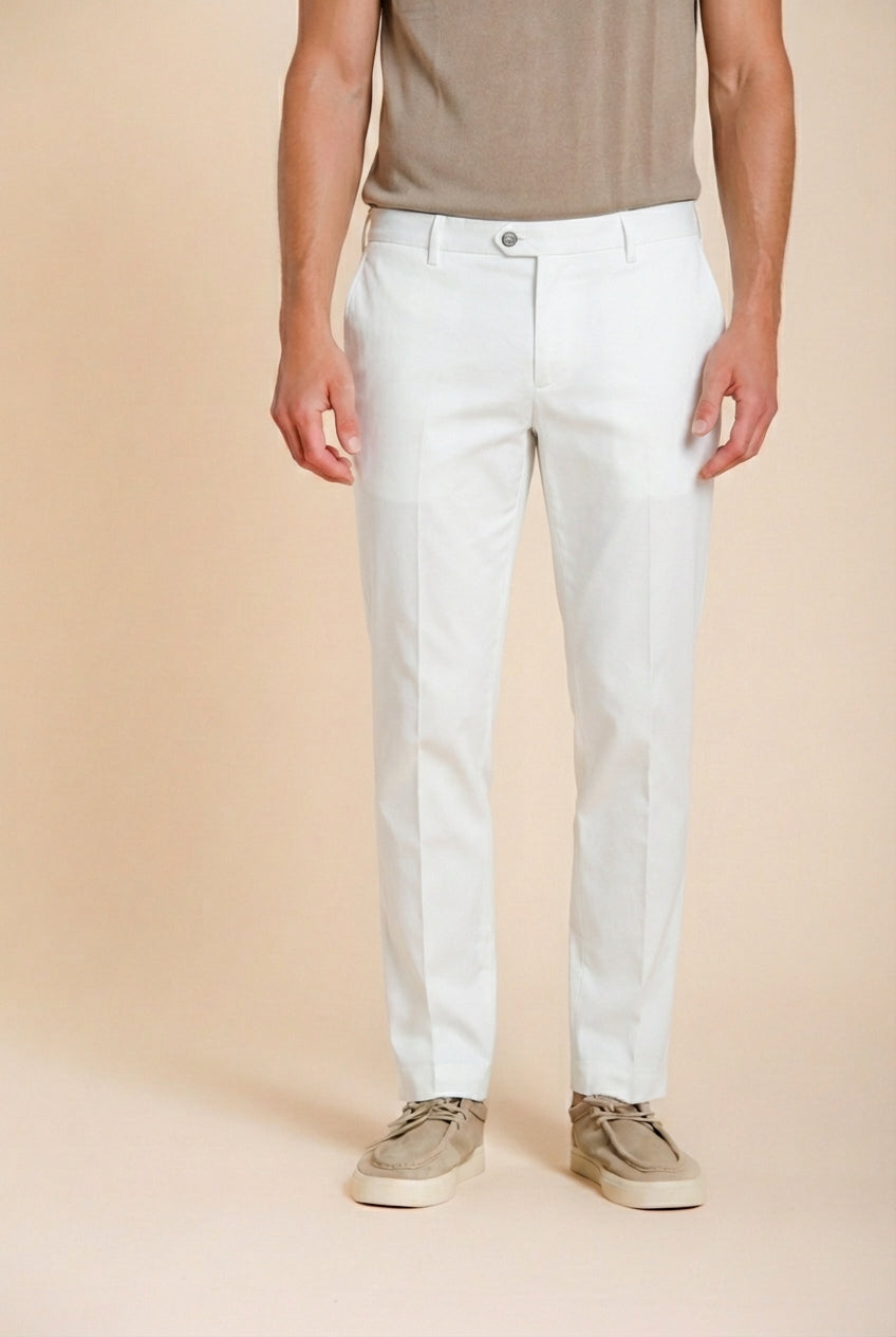 New York Herren Chinohose aus Stretch-Gabardine regular fit ①