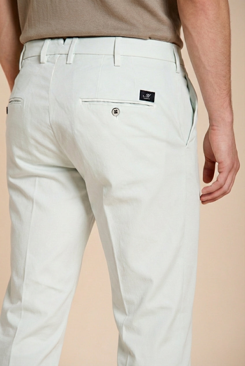 New York Herren Chinohose aus Stretch-Gabardine regular fit ①