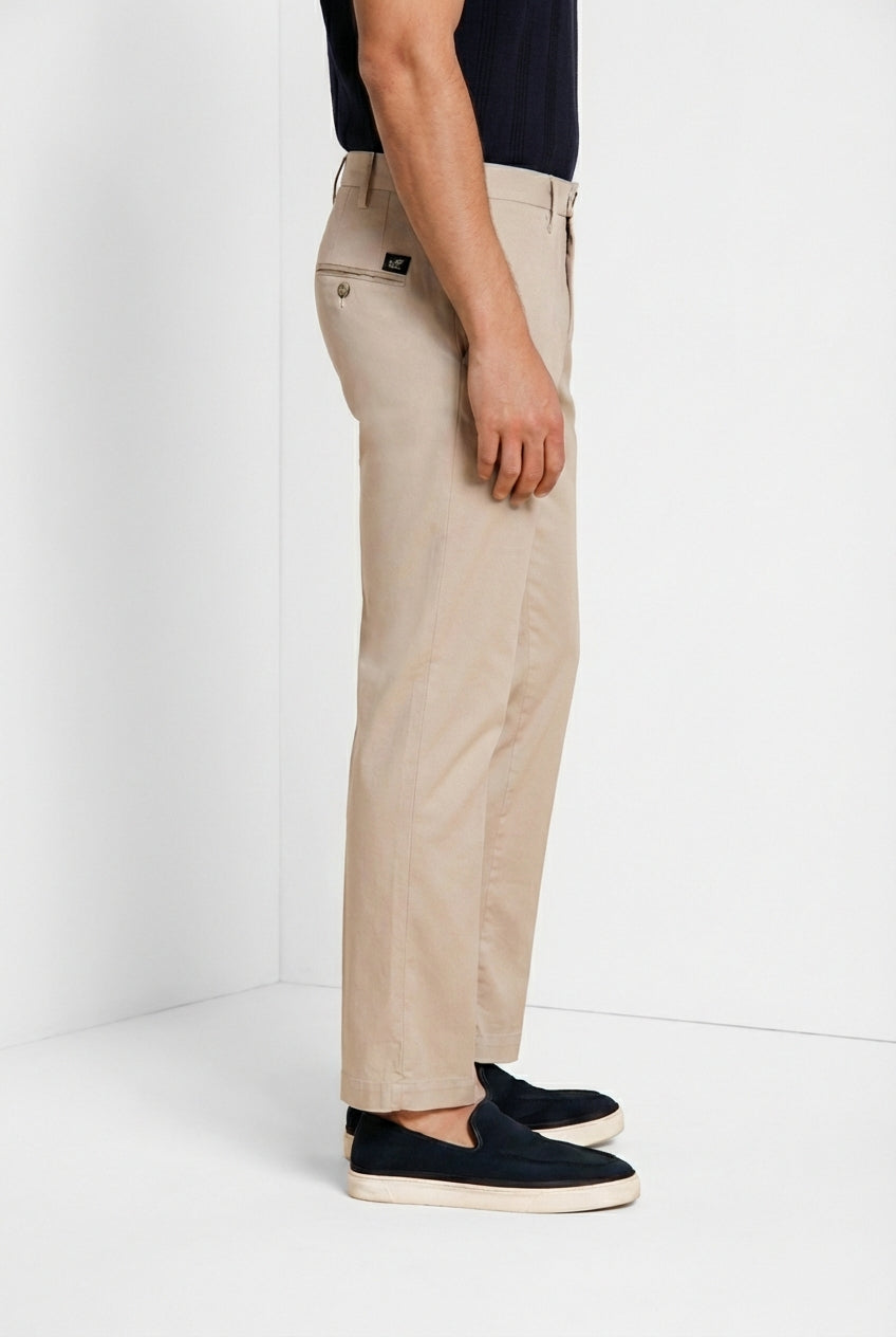 New York men's chino pants in stretch gabardine regular fit ①