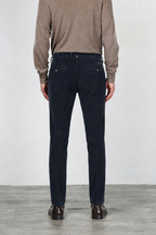 New York pantalone chino uomo in velluto 2000 righe stretch regular fit ①