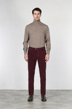 New York pantalone chino uomo in velluto 2000 righe stretch regular fit ①
