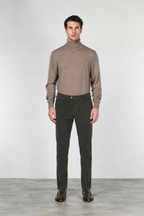 New York pantalon chino homme en velours 2000 raies stretch regular fit ①
