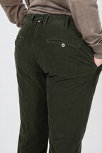 New York pantalon chino homme en velours 2000 raies stretch regular fit ①
