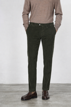 New York pantalon chino homme en velours 2000 raies stretch regular fit ①
