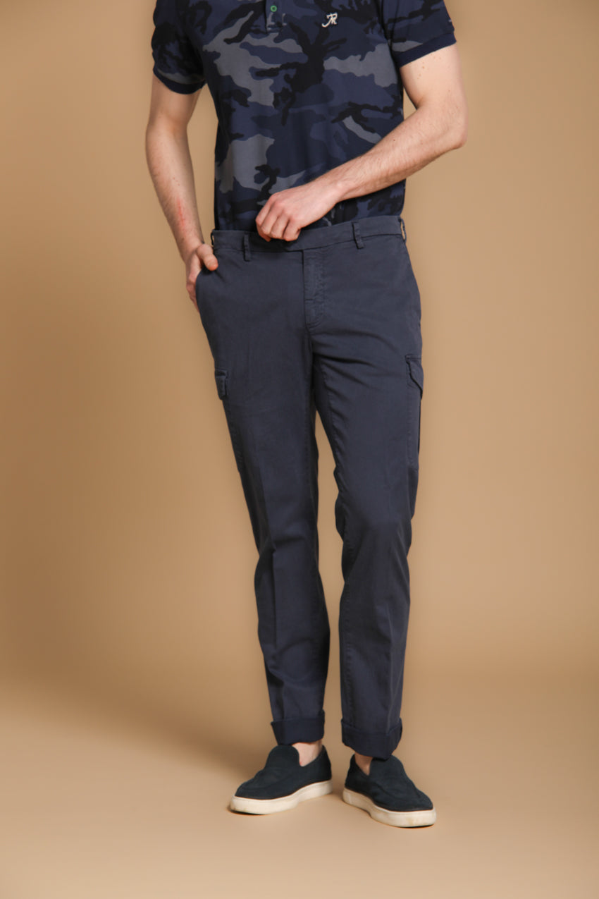 New York Cargo men's cargo pants in cotton and lyocell twill regular fit