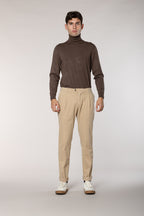 New York Time 1 Pinces men's chino pants in gabardine regular fit