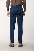 New York Time 1 Pinces pantalon chino homme en gabardine regular fit