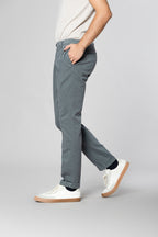 New York Time 2 Pinces pantalon chino homme en coton et laine regular fit