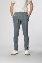 New York Time 2 Pinces pantalon chino homme en coton et laine regular fit