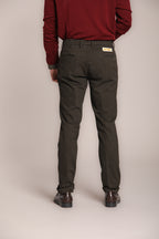 Foto 6 New York Time 2 Pinces pantalone chino uomo in cotone lana regular fit
