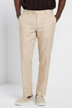 New York Icon Flex pantalon chino homme en twill de lin et coton regular fit