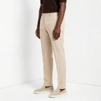 New York Icon Flex pantalon chino homme en twill de lin et coton regular fit
