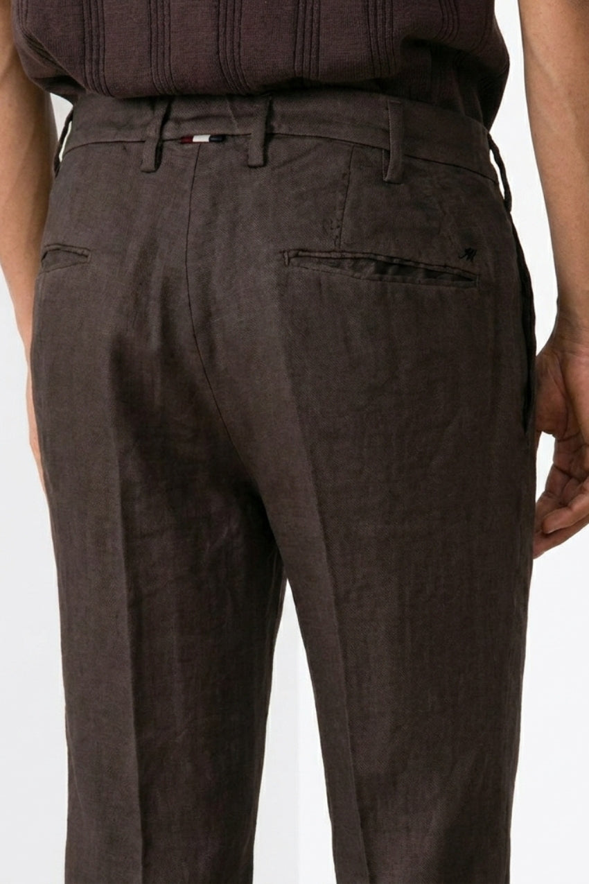 New York Icon Flex Hose Chino Herren aus Twill Leinen und Baumwolle regular fit