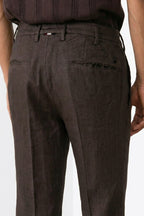 New York Icon Flex Hose Chino Herren aus Twill Leinen und Baumwolle regular fit