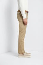 Chile Royal pantalone cargo uomo gabardina tinto pezza regular fit