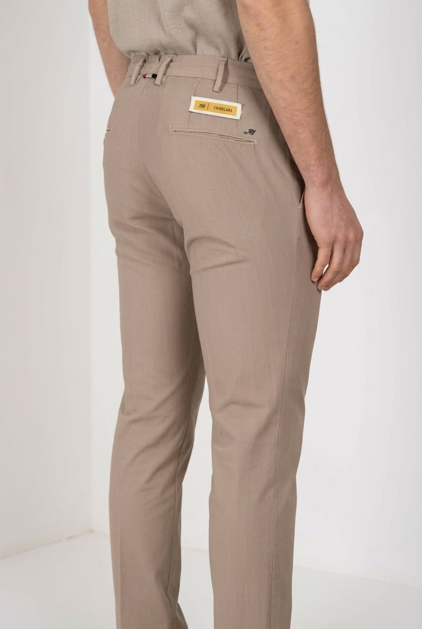 New York pantalón chino hombre en twill de lana regular fit